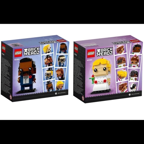 NIB Lego Brickheadz Bride and Groom - Picture 2 of 10